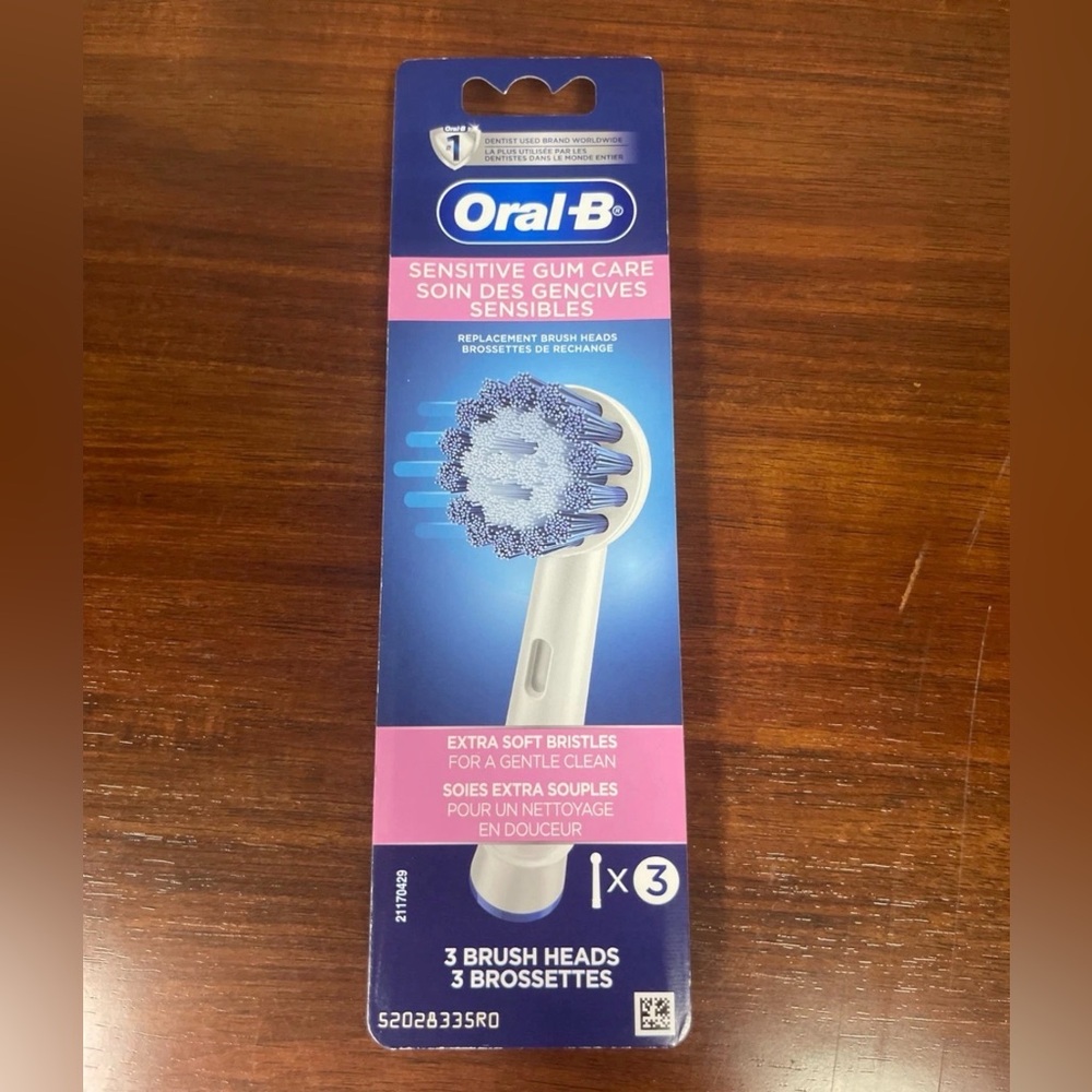 Sensitive Gum Care Electric Toothbrush Heads - Blue New Factory Sealed